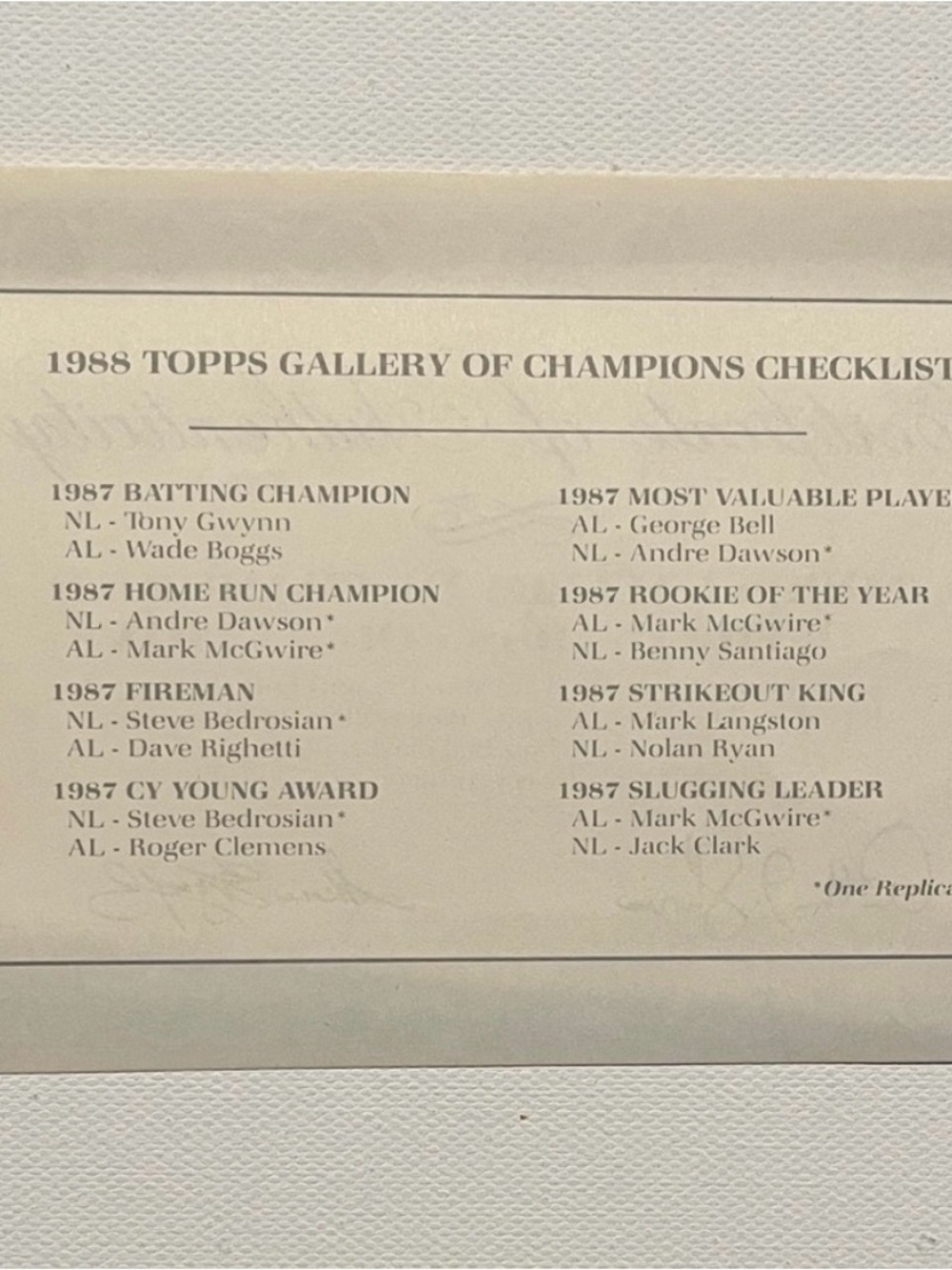 Topps Gallery OF Champions! SILVER playing cards and storage display, Topps COA - Picture 5 of 11